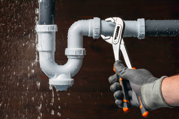 Professional Drain Cleaning technician working in Stone Lake, WI